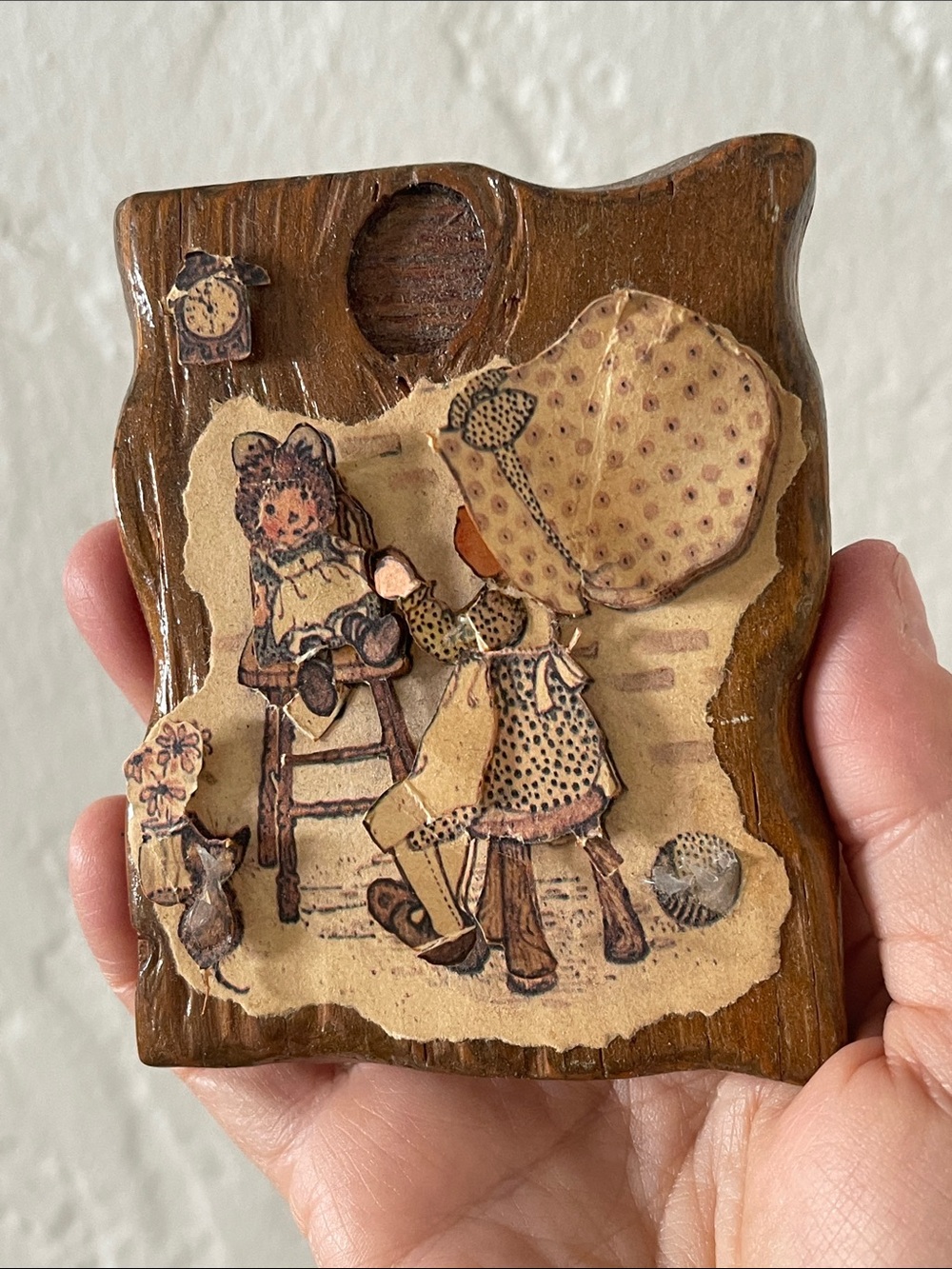 Vintage Holly Hobby Raggedy Ann Wall Hanging